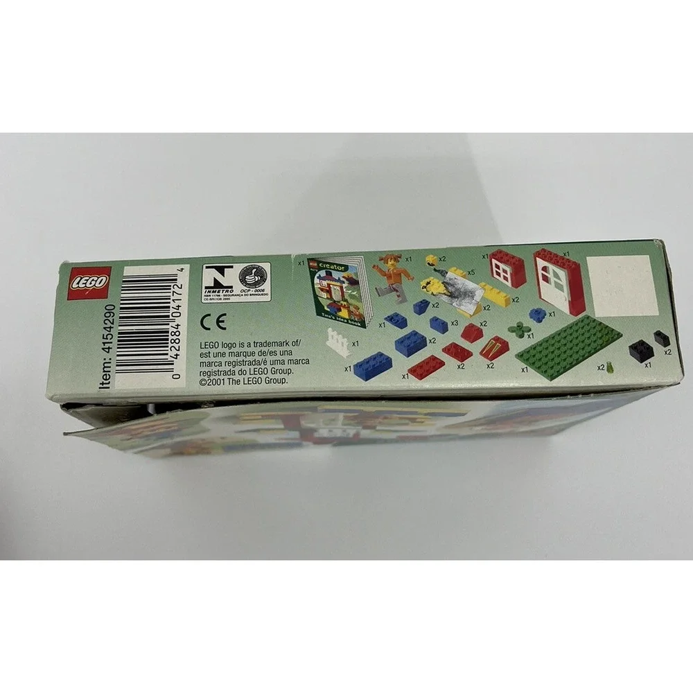 2001 LEGO Creator Tina's House 4172 Retired 43 Pieces New Open Box